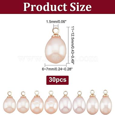 nbeads breloques en perles naturelles(PEAR-NB0001-45)-4