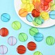Flat Round Transparent Acrylic Beads(X-MACR-R546-26)-5