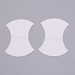Hatchet-shaped English Paper Piecing, Paper Quilting Template for Patchwork, DIY Accessories, White, 7x4.9cm, 100pcs/bag(DIY-WH0210-39B)