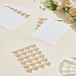 6 Sheets 2 Colors DIY Scrapbooking Albums Photo Corner Sticker, Mixed Color, 22x20mm, 24pcs/sheet, 3 sheets/color(DIY-LP0003-84)