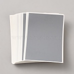 Coated Scratch Off Film Password Stickers, DIY Scraping Award Card, Gray, 100x70x0.3mm, 100pcs/bag(DIY-WH0698-148)