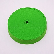 Ultra Wide Thick Flat Elastic Band, Webbing Garment Sewing Accessories, Lime Green, 40mm(EC-WH0016-B-S010)