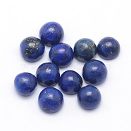 Natural Lapis Lazuli Cabochons, Half Round, Dyed, 4x2~4mm(G-P393-R11-4mm)