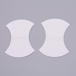 Hatchet-shaped English Paper Piecing, Paper Quilting Template for Patchwork, DIY Accessories, White, 7x4.9cm, 100pcs/bag(DIY-WH0210-39B)