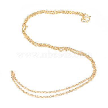 Brass Chains Necklace Making(X-MAK-Q012-05G)-2