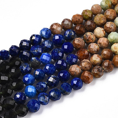 Natural & Synthetic Mixed Gemstone Beads Strands(G-D080-A01-02-01)-4