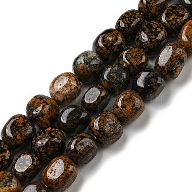 Nuggets Dalmatian Jasper Beads