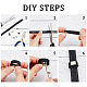 180Pcs 6 Style Iron Ribbon Crimp Ends(FIND-WR0004-92)-2