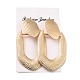 Huge Oval Iron Stud Earrings for Girl Women(EJEW-I258-08KCG)-3