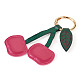 1Pc PU Leather Alloy Keychains(KEYC-TA0001-46A)-2