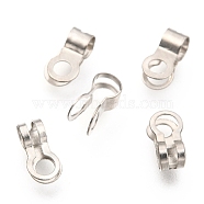 304 Stainless Steel Ball Chain Connectors, Stainless Steel Color, 8x4mm, Hole: 2.5mm, Fit for 2.4mm ball chain(STAS-R089-08C-P)