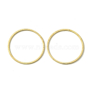 Brass Linking Rings, Flat Ring, Raw(Unplated), 20x0.7mm, Inner Diameter: 18mm(KK-B085-12C-06)