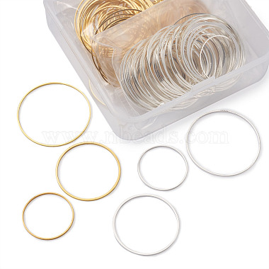 Brass Linking Rings(KK-YS0001-03)-5