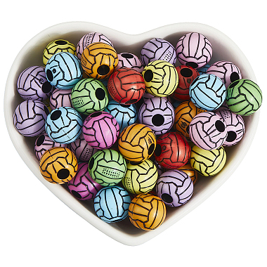 200Pcs Opaque Acrylic Beads(OACR-SP0001-63)-6