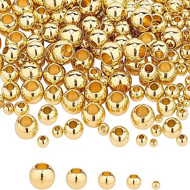 Golden Round Brass Beads