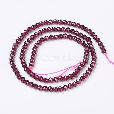Natural Garnet Beads Strands(X-G-D167-B-3mm)-3