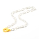 Personalized ABS Plastic Cable Chain Necklaces(NJEW-JN03479)-2