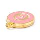 Golden Plated Alloy Enamel Charms(ENAM-Q437-14Q)-2