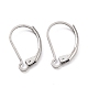 Boucles d'oreilles à levier en acier inoxydable anti-ternissement 304(X-STAS-K233-04P)-1