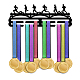 スポーツテーマの鉄メダルハンガーホルダーディスプレイウォールラック(ODIS-WH0021-511)-1