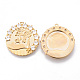 Brass Micro Pave Clear Cubic Zirconia Pendants(KK-N232-172G-NF)-2