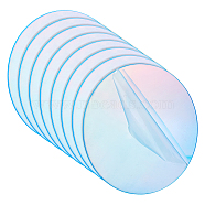 Iridescent Acrylic Plates, Flat Round, Colorful, 95.5x2mm(DIY-CP0008-22)