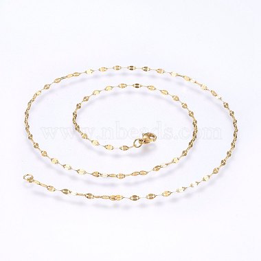 304 Stainless Steel Chain Necklaces(MAK-L015-27A)-2