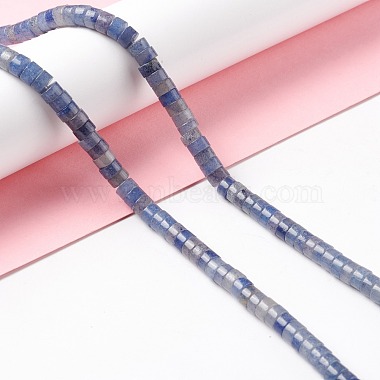 Natural Blue Aventurine Beads Strands(G-K327-01)-2