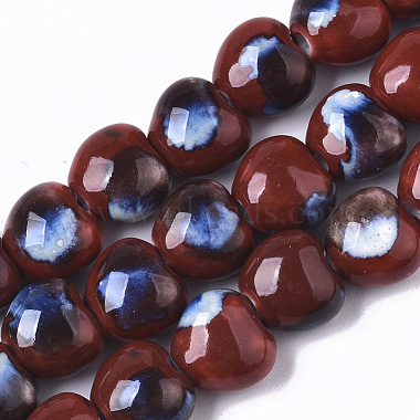 Perles en porcelaine manuelles(PORC-S498-15B-03)-4
