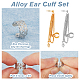 2 Sets 2 Colors Alloy Cuff Earrings Set(EJEW-FI0001-57)-4