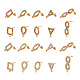 Craftdady 20Pcs 10 Style Teardrop & Geometry 304 Stainless Steel Stud Earring Findings(STAS-CD0001-25)-2
