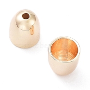 Brass Cord Ends, End Caps, Cone, Real 18K Gold Plated, 8x7mm, Hole: 1.5mm, Inner Diameter: 6mm(KK-A183-93G)