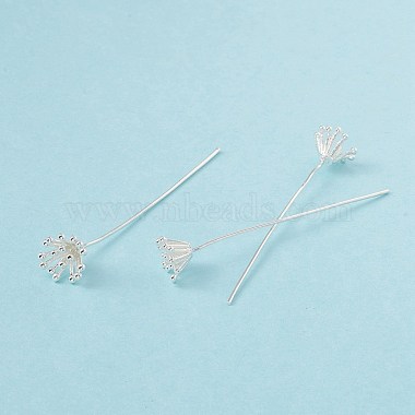 Brass Flower Head Pins(KK-G413-03S)-2