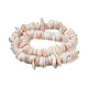 Natural Seashell Shell Beads Strands(SSHEL-H072-10)-2