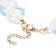 Opale et graine de verre braded anneau wrap colliers de perles pour les femmes(NJEW-JN03946)-5