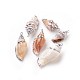 Electroplate Spiral Shell Pendants(BSHE-L036-10)-2