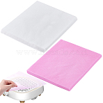2Bags 2 Colors Non-Woven Fabrics Dust Filter, Nail Dust Collector Replacement Filter, Rectangle, Mixed Color, 24.5x20x0.01cm(MRMJ-GF0001-77)