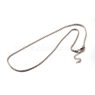 304 Stainless Steel Box Chain Necklaces(STAS-M174-001-A)-2