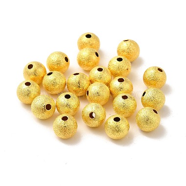 Brass Textured Beads(EC225-G)-3