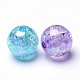 Bubblegum AB Color Transparent Crackle Acrylic Round Beads(CACR-R011-12mm-M)-2