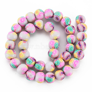 Handmade Polymer Clay Beads Strands(CLAY-N008-055-04)-2