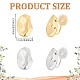 2 Pairs 2 Colors Brass Twist Oval Cuff Earrings(EJEW-AN0004-92)-2