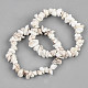 Unisex Chip Natural Magnesite Beaded Stretch Bracelets(BJEW-S143-41)-1