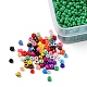 312G 24 Color 8/0 Baking Paint Glass Seed Beads(SEED-YW0002-15)-3