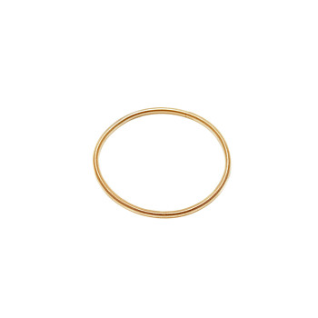 3mm 304 Stainless Steel Spring Bracelet, Minimalist Stretch Bracelet for Women, Light Gold, Inner Diameter: 2-1/4 inch(5.6cm)