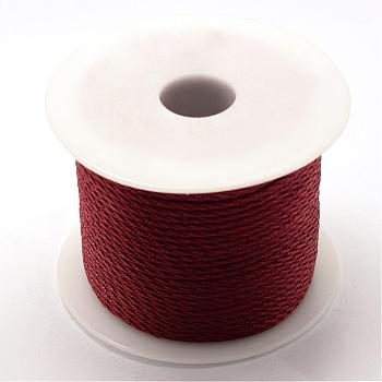 Nylon Thread, Brown, 1.0mm, about 49.21 yards(45m)/roll
