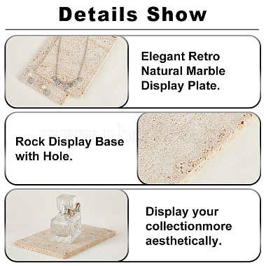 Retro Natural Marble Display Plate(DJEW-WH0015-95)-4