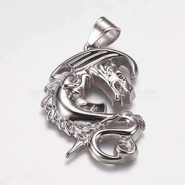 Stainless Steel Color Dragon Stainless Steel Pendants