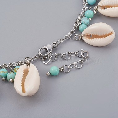 Cowrie Shell Anklets(AJEW-AN00246)-3