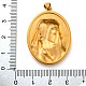 Religion goldener Ton 304 Edelstahlanhänger(STAS-K289-01G-08)-3